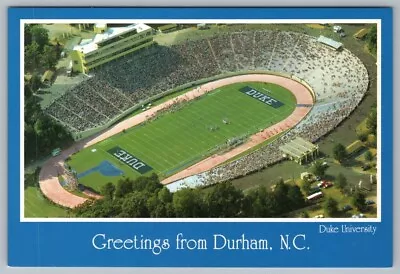 Postcard Durham North Carolina Duke University Wallace Wade Stadium • $4.75