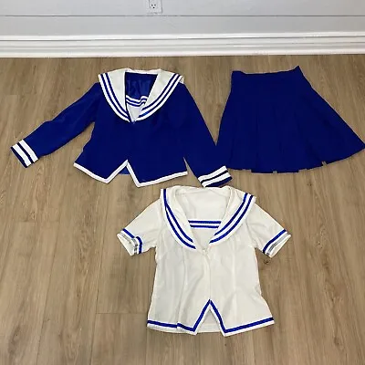 VTG Y2K Women’s Anime Fruits Basket Honda Tohru School Uniform Cosplay Costume S • $35