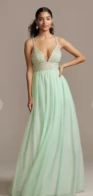 £48.34 • Buy Speechless  Teen Prom Dress Mint Color Size 5 NWT Formal Gown