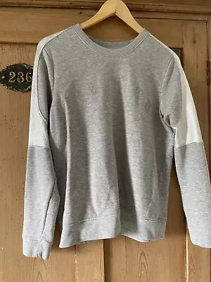 Fabulous ‘We Bite’ Sweatshirt With Metallic Silver By Zoe Karssen LARGE • £14