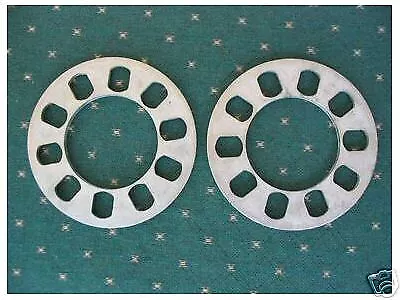 Wheel Spacers 5 Lug 1/4  Thick 4 1/2  - 5  Bolt Patterns New 4 Pcs • $18.89