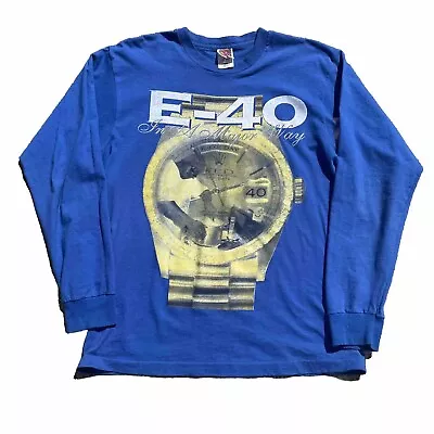 Vtg  90’s E-40 In A Major Way Sick Wid It Records 1996 Promo T-shirt Large • $175