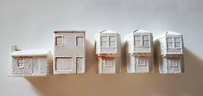 N-Scale Lot Of Row Houses Scenery Ceramic Ready To Paint 2  • $14.99
