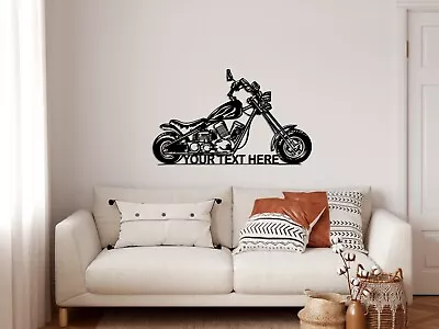 Personalized Bike Metal Wall Art Metal Wall Decor Wall Hangings Minimalist • $169.90