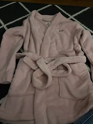 Victoria Secret PINK Bath Robe Cozy  M/L Teddy Plush Short • $5