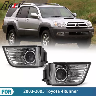 For 2003-2005 Toyota 4Runner Fog Lights Pair Clear Lens Projector Driving Lamps • $43.99