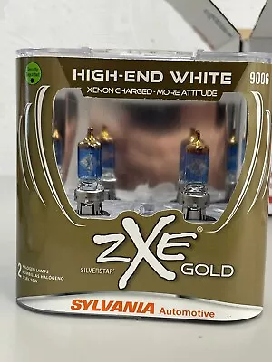 Sylvania Silverstar XENON ZXE 9006 Gold High-End White  2 Bulbs SEALED NEW • $34.49