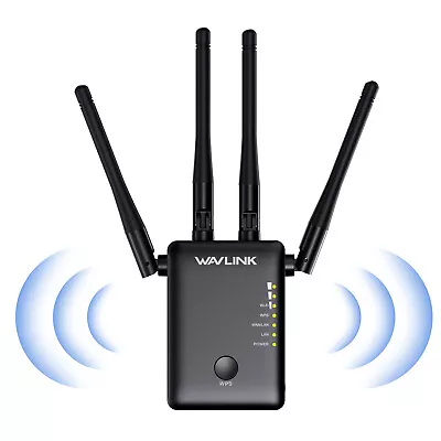 WAVLINK AC1200 Dual Band WiFi Extender Repeater Access Point High Gain Antennas • $42.57