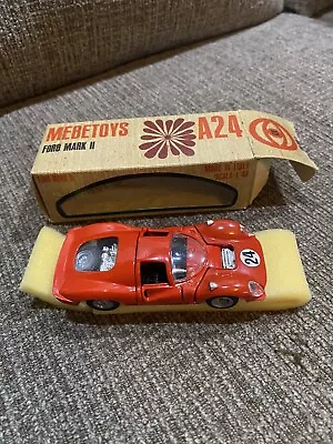 Mebetoys Ferrari P4 - Red A-27 - Vintage 1/43 Diecast Toy Car W/Box • $39.99