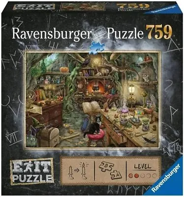 Ravensburger Exit Puzzle Witch’s Kitchen 759pc Mystery Jigsaw Puzzle • $30.06