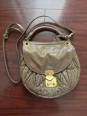 Miu Miu Coffer Bag Brown • $200