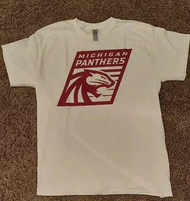 Michigan Panthers - American Football Team - Detroit - White Shirt - L • $35