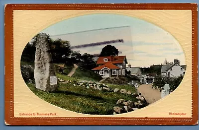 Postcard Entrance Simmons Park Okehampton Dartmoor Devon Nr Sourton Jacobstowe • £2.79