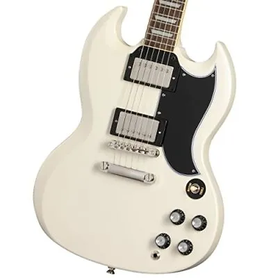 Epiphone / 1961 Les Paul SG Standard Aged Classic White Electric Guitar • $712