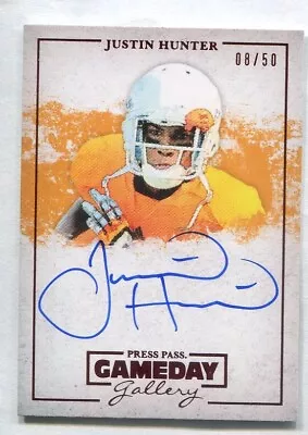 Justin Hunter 2013 Press Pass #08/50 Gameday Gallery AUTOGRAPH (TENNESSEE VOLS) • $5.95