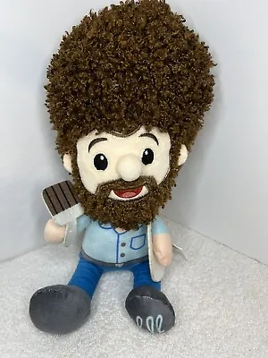 £9.58 • Buy Licensed Bob Ross Character Plush Figure Doll With Paint & Brush 14”