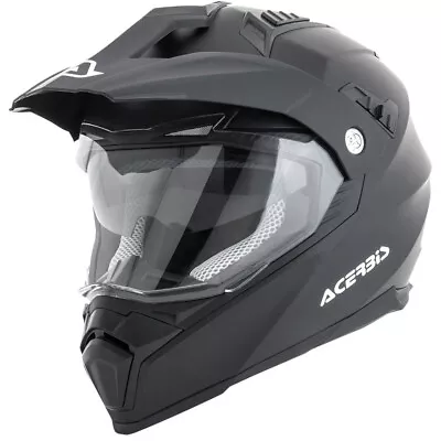 Acerbis Mx Flip FS-606 Black Dual Sport Motocross Dirt Bike Adventure • $199.95