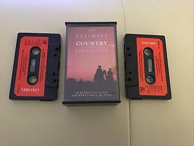 The Ultimate Country Collection Double  Audio Cassette Tape - Various Artists • £3.95