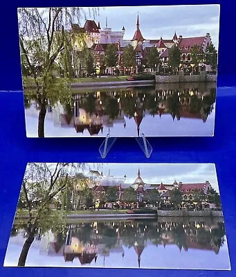 Pair (2) Vintage Walt Disney World Postcards 1983 Epcot Germany World Showcase • $14.99