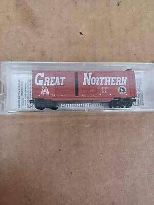 Micro Trains N-Scale 40' Standard  Box Car With Double Door  Circus Car  1995 • $25.46