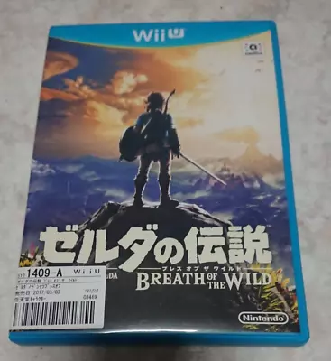 The Legend Of Zelda Breath Of The Wild - Nintendo WiiU Wii U  NTSC-J • $59.99