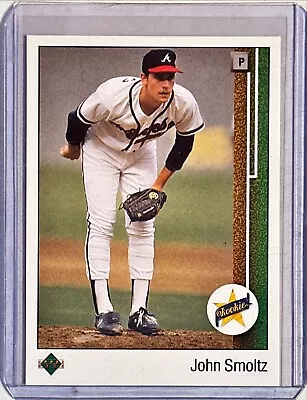 1989 Upper Deck #17 John Smoltz RC Rookie HOF Atlanta Braves • $1.99