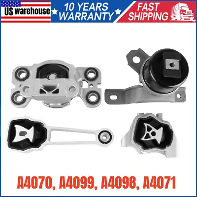 For 2007-2016 Volvo S60 S80 XC60 XC70 4x Engine Trans & Torque Strut Mount Set • $99.50