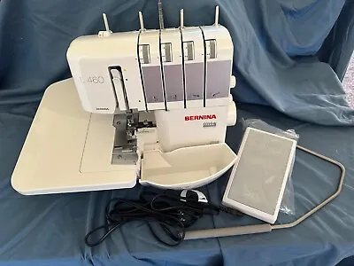 $970 • Buy Bernina L460 Serger - Excellent Condition - Bernina Rolling Tote - Free Shipping