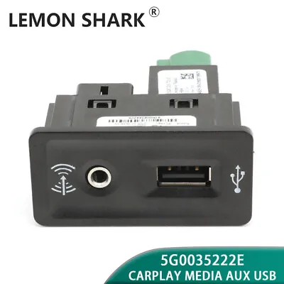 For VW Golf MK7 Carplay USB AUX In Jack Connector Straight Switch 5G0035222E OEM • $39.99
