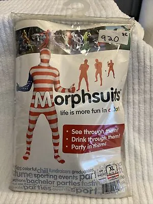 Morphsuits XL Adult 5’10” - 6’3” Body Suit Red White Blue Flag Stars Stripes • $22.22
