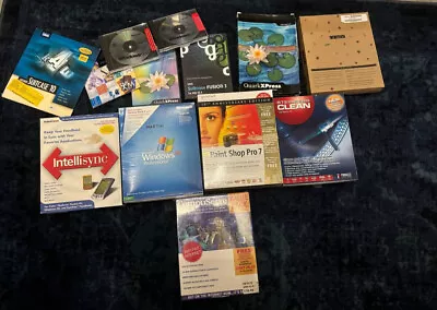 Big Box Software Collection Including Windows XP Paint Shop Pro 7 Windows 95CD • £49.99