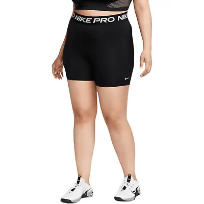Nike Pro 365 Women's 5  Shorts 2X Plus Size Black DR6858-010 • $29