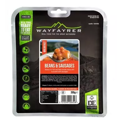 Wayfarer MRE Ready To Eat Meal - DofE Recommended - Beans And Sausage • £9.62