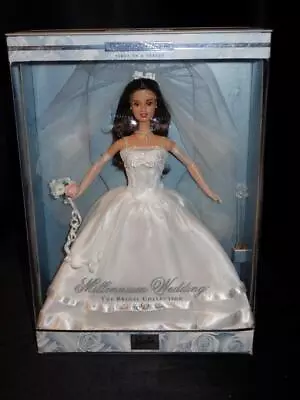 1999 MILLENNIUM WEDDING Barbie Doll Bridal Collection Brunette  #27765 NRFB • $59.95