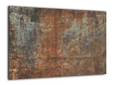 Magnetic Glass Board Rust Corrosion Print Wall Art Decorative Wall Picture • £33.85