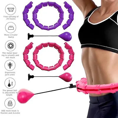 24 Knots Hula Hoop Detachable Massage Exerciser Fitness Fat Burning Jump Rope • $8.99