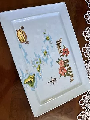 Tommy Bahama Melamine Large Serving Tray Paradise Hawaii Hawaiian Islands Tropic • $21.99