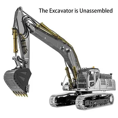 In Stock Unpainted SK500LC LESU RC Hydraulic 1/14 Excavator Digger Kit Light • $4171.08