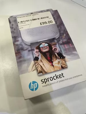 HP Sprocket 200 ZINK Mobile Bluetooth Pocket Size Photo Printer GREY *BRAND NEW* • £72.83