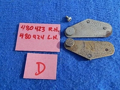 $15 • Buy Seeburg L100 101 161 201 220 222 Cabinet Lid Lock Catch # 480243 RH & # 48024 LH