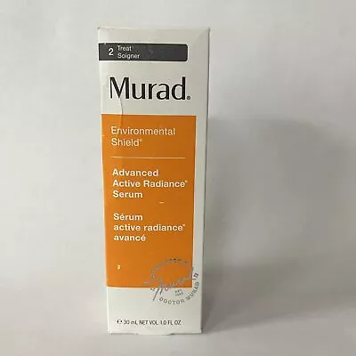 Murad Environmental Shield Advanced Active Radiance Serum 1 Fl Oz Imperfect Box • $79.94