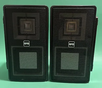 Vintage Pair Of Sony APM 8 OHM Speakers (Missing Wall Mounts) Made In Japan • $80