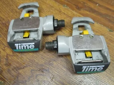 Vintage Time Sport Eq Clipless Road Bike Pedals - Gray • $29.99