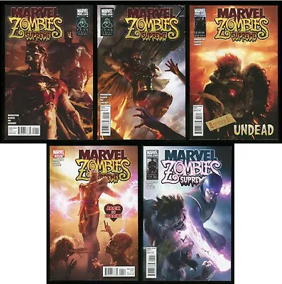 Marvel Zombies Supreme Comic Set 1-2-3-4-5 Lot Undead Horror Squadron Supreme • $49