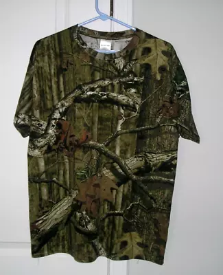 Mossy Oak Break-up Infinity Men's Sz (l) Camo (ss) Cotton/polyester T. Shirt! • $8.95