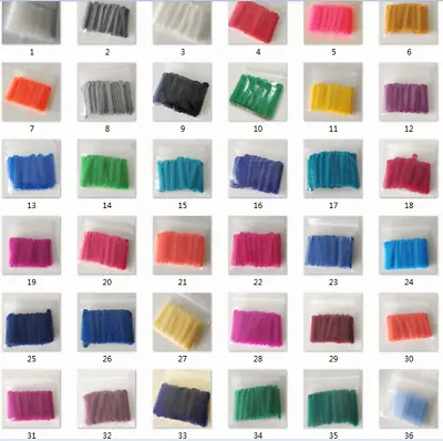 1 Bag Dental Orthodontic Ligature Ties Elastic Rubber Bands 35 Colors 1008 Pcs • $2.75