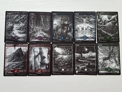 10x FULL ART LANDS - Full Set - Crimson Vow - MTG - Magic The Gathering • £9.50