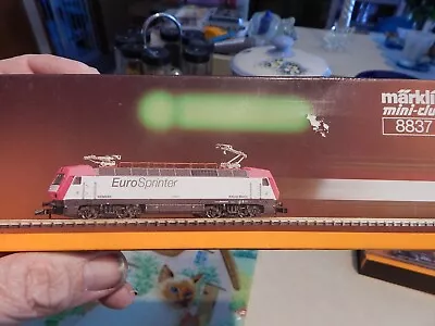 #8837 Marklin Z Scale Eurosprinter Electric Locomotive W/3 Pole Motor • $149