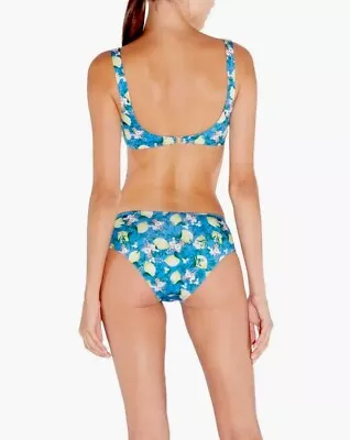 La Perla NWT $515 Medium M Blue Swimsuit 2 Pc Swim Suit Swimwear Top Bikini Bag • $127