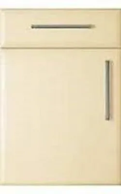 FP&P Kitchen Unit Cabinet Door & Drawer Fronts Light Matt Cream Bevel Edge • £3.45